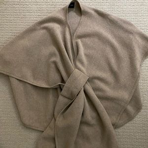 Dolce Cabo knit wrap, tan, one size
